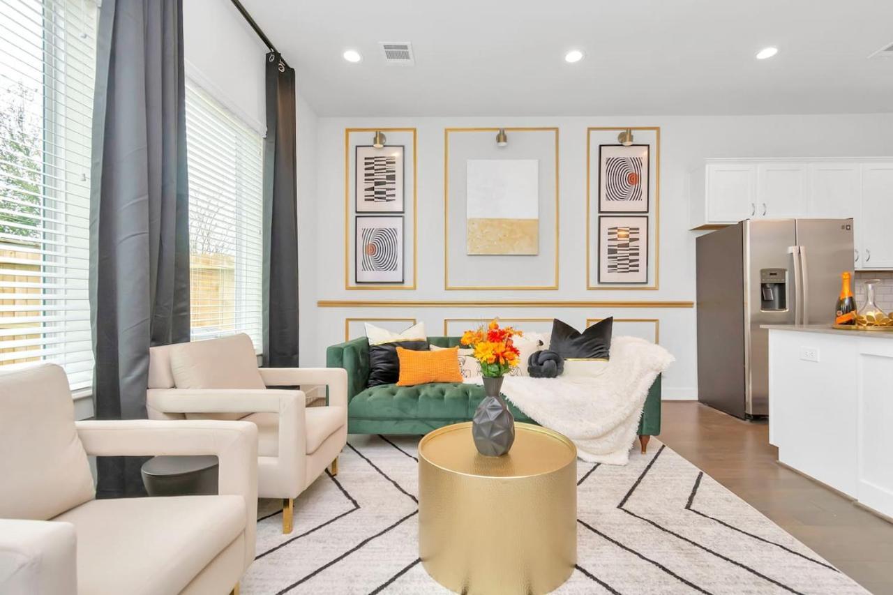 Emerald Palace - New, Modern 3Br Townhome Close To Downtown, Nrg, Med Ctr Houston Bagian luar foto