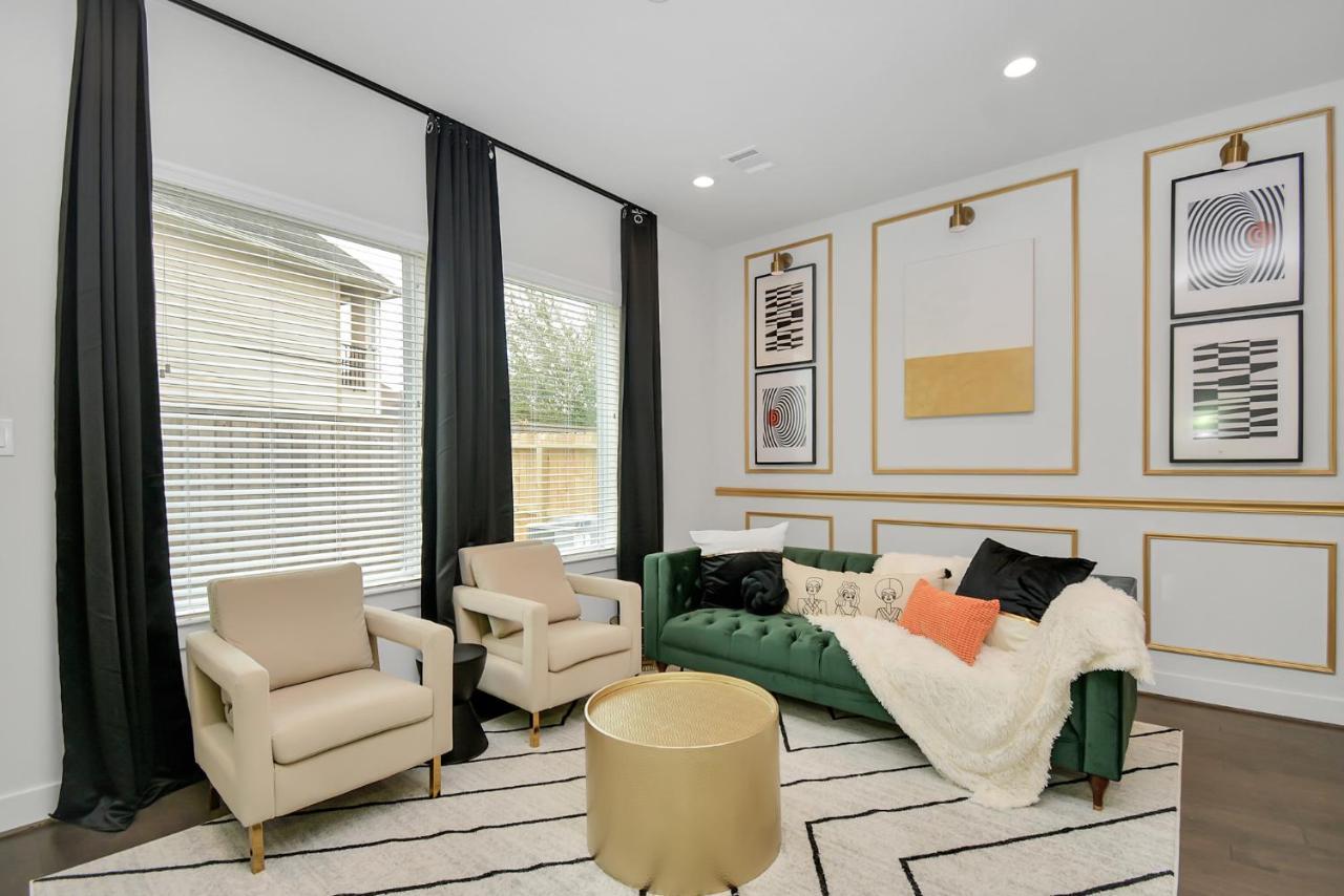Emerald Palace - New, Modern 3Br Townhome Close To Downtown, Nrg, Med Ctr Houston Bagian luar foto